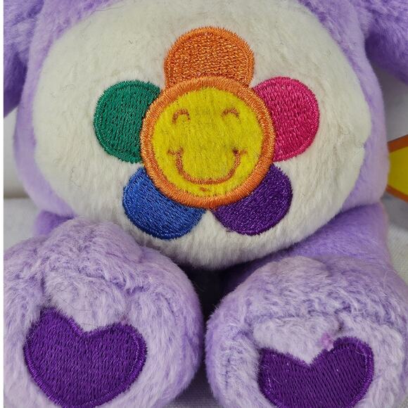 CARE BEARS HARMONY BEAR 6.5" PLUSH – 2004 PLAY ALONG – VOICE BOX NON-WORKING - Picture 10 of 12